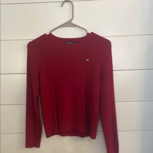 Ralph Lauren Women's Red Long Sleeve Top
